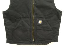 他の写真2: CARHARTT 裏地キルティング ダックベスト ブラック (USED)