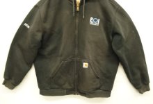 他の写真3: CARHARTT 裏地サーマル ダブルフェイスパーカー フェードブラック 企業物 (VINTAGE)