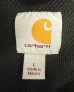 画像2: CARHARTT 裏地サーマル ダブルフェイスパーカー フェードブラック 企業物 (VINTAGE) (2)