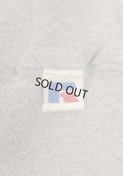 画像3: 90'S RUSSELL ATHLETIC 前Vガゼット付き クルーネック スウェットシャツ ヘザーグレー メキシコ製 (VINTAGE)