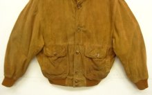他の写真3: UNKNOWN スウェード A-1型 バルスタージャケット ブラウン (VINTAGE)