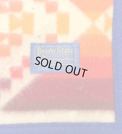 画像2: PENDLETON "BEAVER STATE" 大判 ウールラグ ネイティブ柄 203cm x 155cm USA製 (VINTAGE)