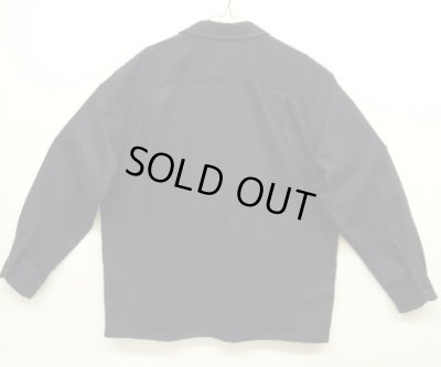 画像3: 90'S PENDLETON "BOARD SHIRT" ウール オープンカラーシャツ ネイビー (MINT CONDITION)