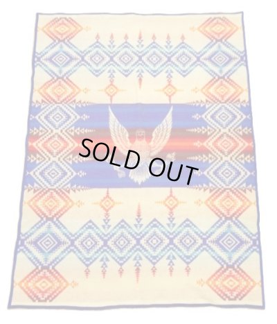 画像3: PENDLETON "BEAVER STATE" 大判 ウールラグ ネイティブ柄 203cm x 155cm USA製 (VINTAGE)
