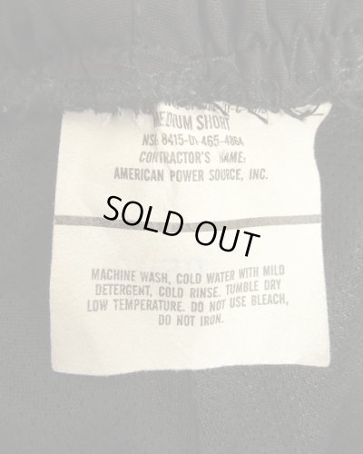 画像2: アメリカ軍 US ARMY IPFU ナイロン トレーニングパンツ ブラック M-SHORT (USED)