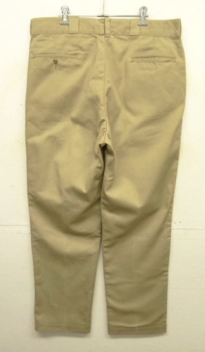 画像6: 60'S LL Bean "DICKIES製" 筆記体タグ 裏地シャモアクロス ワークパンツ ベージュ TALONアルミジップ USA製 (VINTAGE)