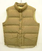70'S LL Bean 筆記体タグ グースダウン ダウンベスト タン (VINTAGE)