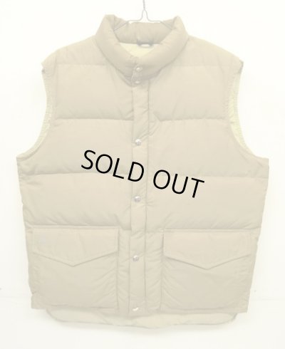 画像1: 70'S LL Bean 筆記体タグ グースダウン ダウンベスト タン (VINTAGE)