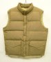 画像1: 70'S LL Bean 筆記体タグ グースダウン ダウンベスト タン (VINTAGE) (1)