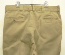 他の写真3: 60'S LL Bean "DICKIES製" 筆記体タグ 裏地シャモアクロス ワークパンツ ベージュ TALONアルミジップ USA製 (VINTAGE)