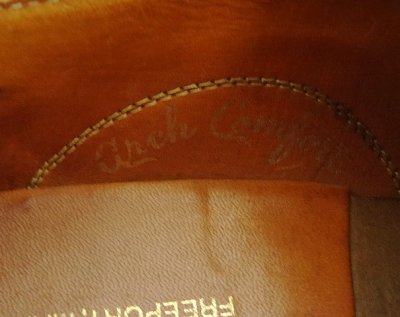 画像4: 80'S LL Bean クレープソール レザー ポストマンシューズ バーガンディ USA製 (VINTAGE)