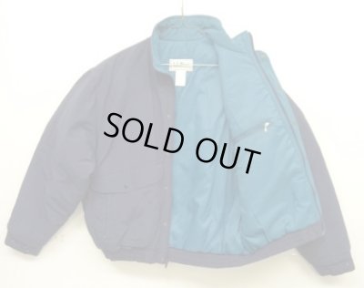 画像3: 90'S LL Bean 中綿入り ナイロン バギーズジャケット ネイビー (VINTAGE)