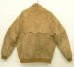 画像5: 80'S LL Bean 中綿入り レザー ドリズラージャケット タン TALONジップ USA製 (VINTAGE) (5)
