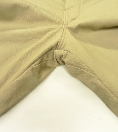 画像3: 60'S LL Bean "DICKIES製" 筆記体タグ 裏地シャモアクロス ワークパンツ ベージュ TALONアルミジップ USA製 (VINTAGE)