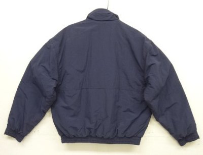 画像4: 90'S LL Bean 中綿入り ナイロン バギーズジャケット ネイビー (VINTAGE)