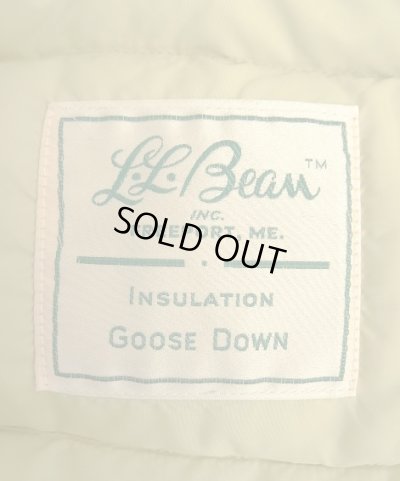 画像2: 70'S LL Bean 筆記体タグ グースダウン ダウンベスト タン (VINTAGE)