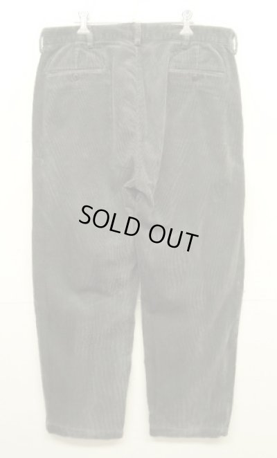 画像3: 90'S RALPH LAUREN "ANDREW PANT" ツープリーツ 太畝 コーデュロイパンツ チャコール (VINTAGE)
