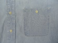 他の写真2: 90'S RALPH LAUREN "DUNGAREE WORKSHIRT" 猫目ボタン シャンブレーシャツ ブルー (VINTAGE)