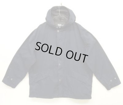 画像1: 90'S RALPH LAUREN コットン デッキパーカー ririダブルジップ ネイビー (VINTAGE)