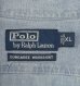 画像2: 90'S RALPH LAUREN "DUNGAREE WORKSHIRT" 猫目ボタン シャンブレーシャツ ブルー (VINTAGE) (2)