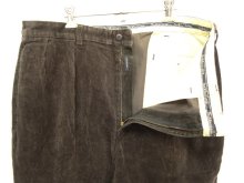 他の写真1: 90'S RALPH LAUREN "ANDREW PANT" ツープリーツ 太畝 コーデュロイパンツ ダークブラウン (VINTAGE)