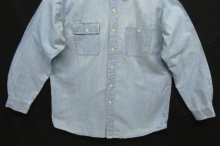 他の写真3: 90'S RALPH LAUREN "DUNGAREE WORKSHIRT" 猫目ボタン シャンブレーシャツ ブルー (VINTAGE)