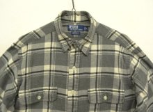 他の写真1: 90'S RALPH LAUREN "WHITFIELD" フランネル 長袖 ワークシャツ チェック柄 (VINTAGE)