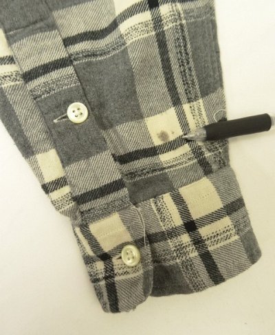 画像4: 90'S RALPH LAUREN "WHITFIELD" フランネル 長袖 ワークシャツ チェック柄 (VINTAGE)