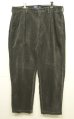 画像1: 90'S RALPH LAUREN "ANDREW PANT" ツープリーツ 太畝 コーデュロイパンツ チャコール (VINTAGE) (1)