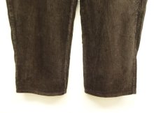 他の写真2: 90'S RALPH LAUREN "ANDREW PANT" ツープリーツ 太畝 コーデュロイパンツ ダークブラウン (VINTAGE)