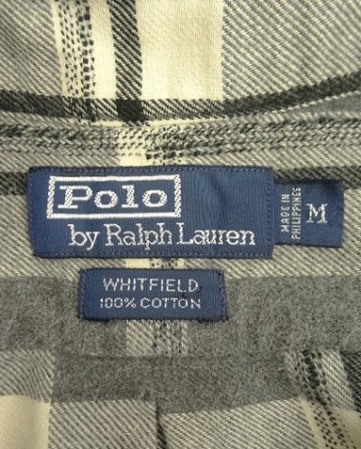 画像2: 90'S RALPH LAUREN "WHITFIELD" フランネル 長袖 ワークシャツ チェック柄 (VINTAGE)