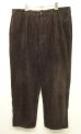 画像1: 90'S RALPH LAUREN "ANDREW PANT" ツープリーツ 太畝 コーデュロイパンツ ダークブラウン (VINTAGE) (1)
