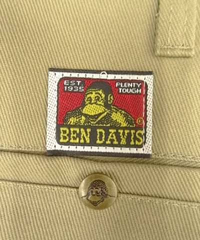 画像6: BEN DAVIS トップスナップボタン フリスコパンツ ベージュ USA製 (DEADSTOCK)