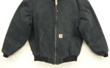 他の写真3: CARHARTT "ACTIVE JACKET" 裏地キルティング ダックジャケット ブラック USA製 (VINTAGE)