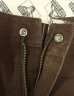 画像3: 90'S BEN DAVIS トップスナップボタン フリスコパンツ ブラウン USA製 (VINTAGE) (3)