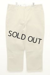 BEN DAVIS トップスナップボタン フリスコパンツ ベージュ USA製 (DEADSTOCK)