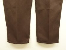 他の写真2: 90'S BEN DAVIS トップスナップボタン フリスコパンツ ブラウン USA製 (VINTAGE)