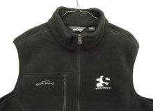 他の写真1: EDDIE BAUER x FS INVESTMENTS フルジップ フリースベスト ブラック (NEW)