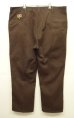 画像4: 90'S BEN DAVIS トップスナップボタン フリスコパンツ ブラウン USA製 (VINTAGE) (4)