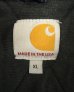 画像2: CARHARTT "ACTIVE JACKET" 裏地キルティング ダックジャケット フェードネイビー USA製 (VINTAGE) (2)
