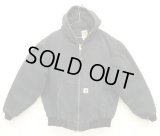 CARHARTT "ACTIVE JACKET" 裏地キルティング ダックジャケット ブラック USA製 (VINTAGE)