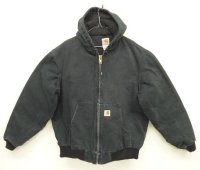 CARHARTT "ACTIVE JACKET" 裏地キルティング ダックジャケット ブラック USA製 (VINTAGE)