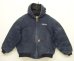 画像1: CARHARTT "ACTIVE JACKET" 裏地キルティング ダックジャケット フェードネイビー USA製 (VINTAGE) (1)