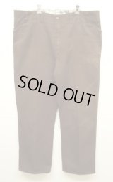 90'S BEN DAVIS トップスナップボタン フリスコパンツ ブラウン USA製 (VINTAGE)