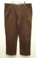 画像1: 90'S BEN DAVIS トップスナップボタン フリスコパンツ ブラウン USA製 (VINTAGE) (1)