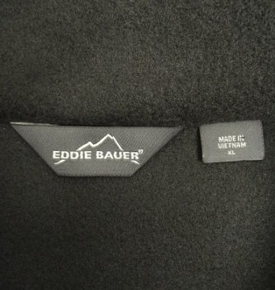 画像2: EDDIE BAUER x FS INVESTMENTS フルジップ フリースベスト ブラック (NEW)