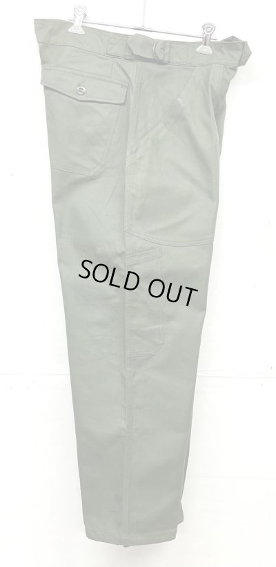 画像4: 60'S フランス空軍 エアフォース アジャスター付き メカニックパンツ AILEEジップ (DEADSTOCK)