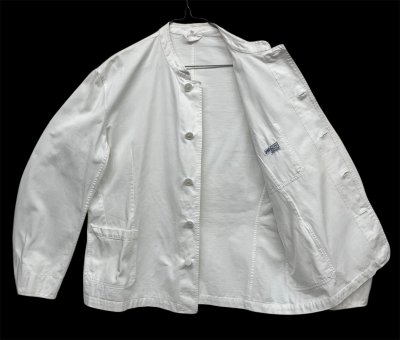 画像4: 60'S THALER ユーロワーク スタンドカラー カバーオール ホワイト (VINTAGE)