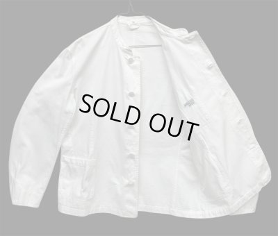 画像4: 60'S THALER ユーロワーク スタンドカラー カバーオール ホワイト (VINTAGE)