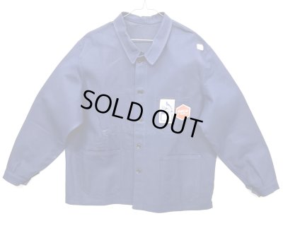 画像1: 60'S LE PIGEON BLEU フレンチワーク カバーオール インクブルー (DEADSTOCK)